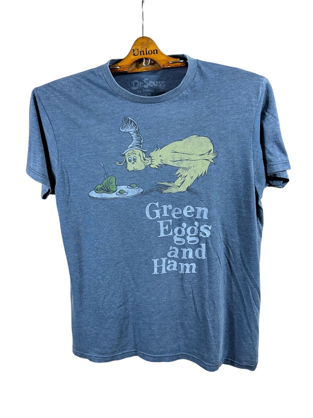 Dr Seuss Green Eggs & Ham Men’s/ Unisex Graphic Short Sleeve T-Shirt Size  L